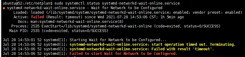 查看状态为Failed